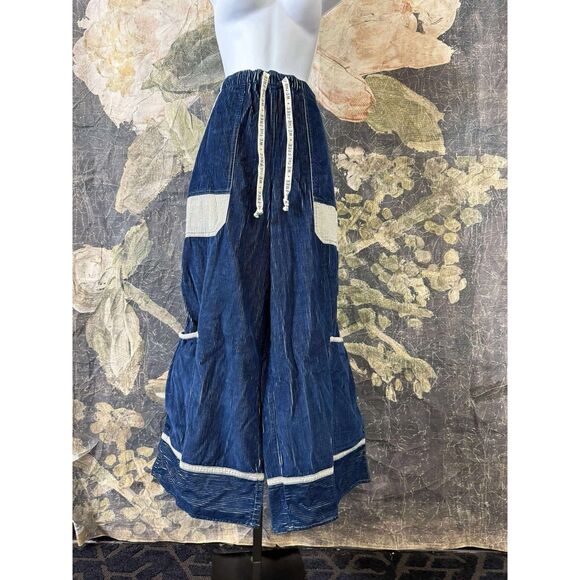 New Free People We The Free Amethyst Wide-Leg Pull-On Corduroy Jeans S - Picture 6 of 10